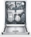 Alt View Zoom 1. Bosch - 100 Series 24" Front Control Built-In Dishwasher with Stainless Steel Tub - White.