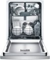 Alt View Zoom 2. Bosch - 100 Series 24" Front Control Built-In Dishwasher with Hybrid Stainless Steel Tub - Stainless steel.