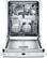 Alt View 11. Bosch - 100 Series 24" Front Control Built-In Hybrid Stainless Steel Tub Dishwasher, 48dBA - White.