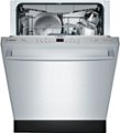 Alt View Zoom 1. Bosch - 100 Series 24" Top Control Built-In Dishwasher with Hybrid Stainless Steel Tub - Stainless steel.