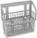 Alt View Zoom 11. Bosch - 100 Series 24" Top Control Built-In Hybrid Stainless Steel Tub Dishwasher with 3rd Rack and PureDry, 48 dBA - Stainless Steel.