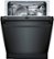 Alt View Zoom 1. Bosch - 100 Series 24" Top Control Built-In Dishwasher with Hybrid Stainless Steel Tub - Black.