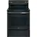 Front. GE - 5.3 Cu. Ft. Freestanding Electric Range with Self-cleaning - Black Slate.