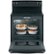 Alt View Zoom 2. GE - 5.3 Cu. Ft. Freestanding Electric Range with Self-cleaning - Black slate.