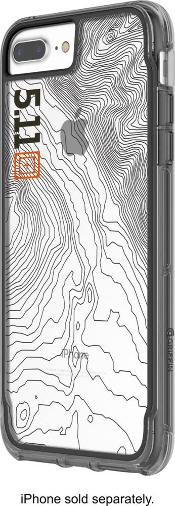 survivor clear case for apple iphone 7 plus and 8 plus - gray/black survivor clear case for apple iphone 7 plus and 8 plus - gray/black