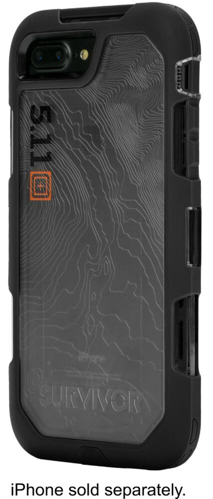 survivor extreme modular case for apple iphone 7 plus and 8 plus - gray/black survivor extreme modular case for apple iphone 7 plus and 8 plus - gray/black