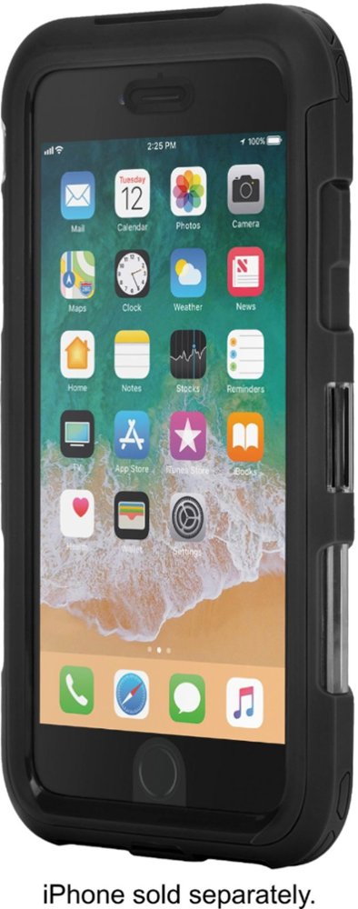 survivor extreme modular case for apple iphone 7 plus and 8 plus - gray/black
