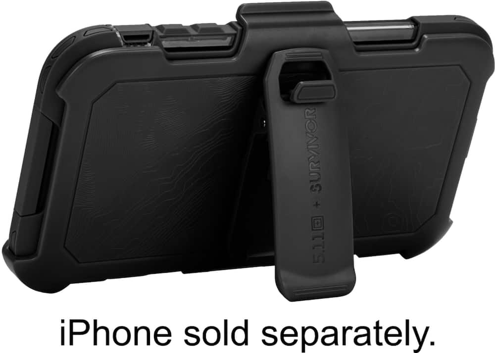 survivor extreme modular case for apple iphone 7 plus and 8 plus - gray/black