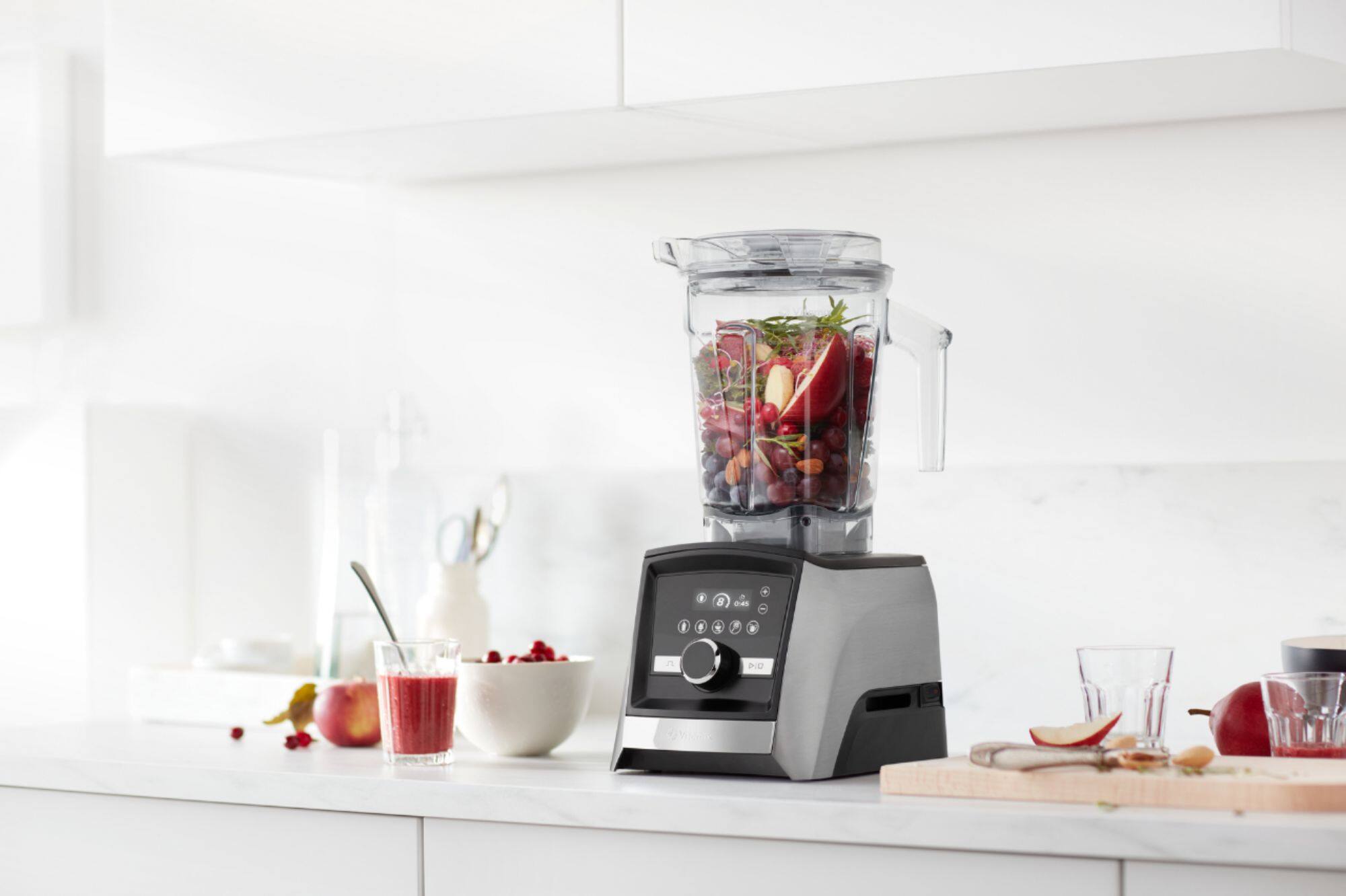 Alt View 14. Vitamix - Ascent Series A3500 Blender - Brushed Stainless.