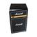 Left. Marshall - 4.4 Cu. Ft. Mini Fridge - Black With Brass And White Accents.