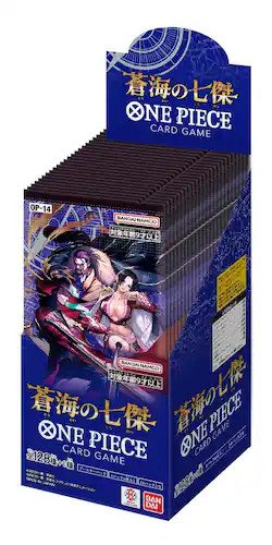 one piece cg op-14 booster box Card Game: Azure Sea's Seven - (OP-14) 04 cards are included One Piece Card Game OP14