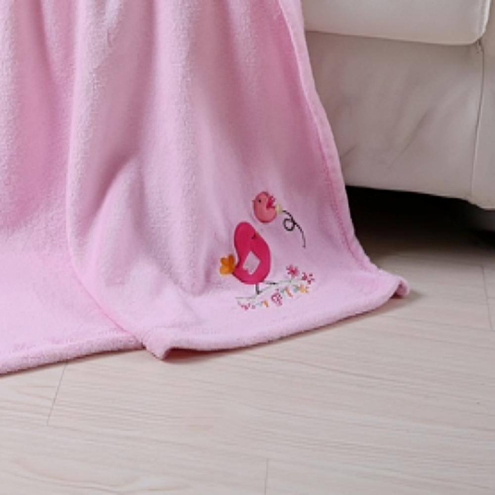 Alt View 2. Noble House - Plazatex Baby Blanket Decorative Super Soft Throw Blanket for Baby 40" X 30" Pink - Pink.