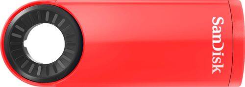 SanDisk - Cruzer Dial 16GB USB 2.0 Flash Drive - Red-Front_Standard