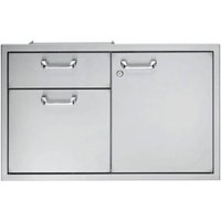 Lynx - 36" Door Drawer Accessory - Stainless Steel - Front_Zoom