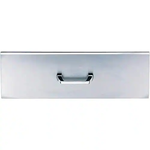 Front. Lynx - Modular Storage Drawer - Stainless Steel.