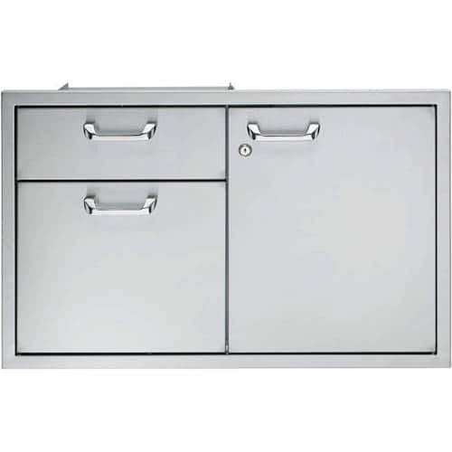 Lynx - 30" Door Drawer Accessory - Stainless Steel - Front_Zoom