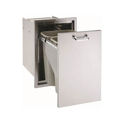 Angle View: Lynx - Professional 18" Access Door (Right Hinge) - Stainless steel
