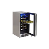 Lynx - Professional 24-Bottle Built-In Wine Cooler - Stainless steel - Front_Zoom