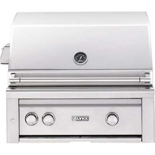Angle. Lynx - Professional 30" Built-In Gas Grill - Stainless Steel.