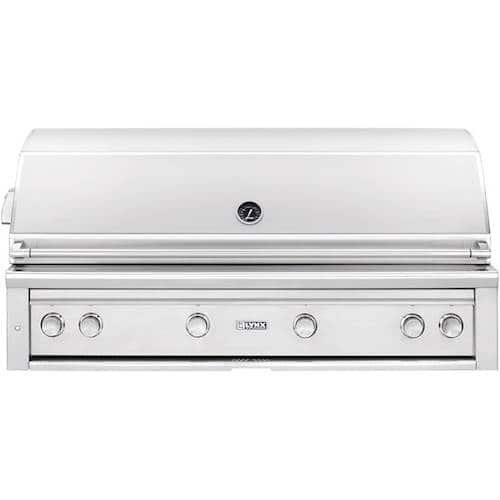 Angle. Lynx - Professional 54" Built-In Gas Grill - Stainless Steel.
