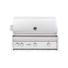 Angle. Lynx - Professional 36" Built-In Gas Grill - Stainless Steel.
