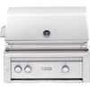 Angle. Lynx - Professional 30" Built-In Gas Grill - Stainless Steel.