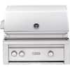 Angle. Lynx - Professional 30" Built-In Gas Grill - Stainless Steel.