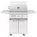 Angle. Lynx - Professional Gas Grill - Stainless Steel.