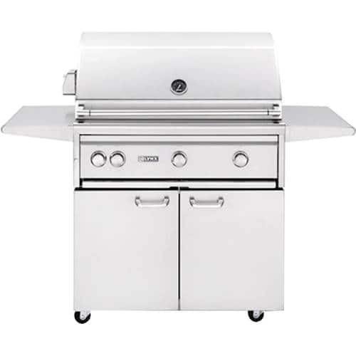 Angle View: Lynx - Professional Gas Grill - Stainless Steel