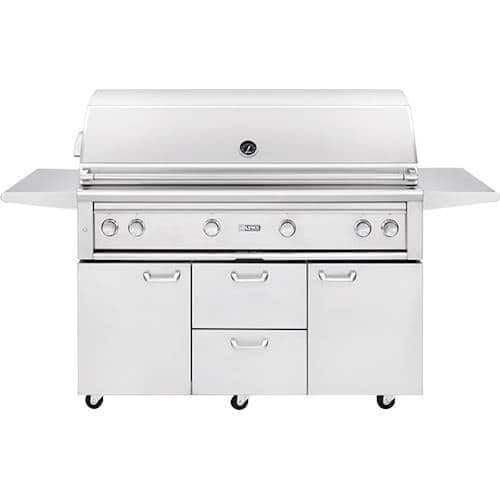 Angle View: Lynx - Professional Gas Grill - Stainless Steel