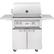 Angle. Lynx - Professional Gas Grill - Stainless Steel.