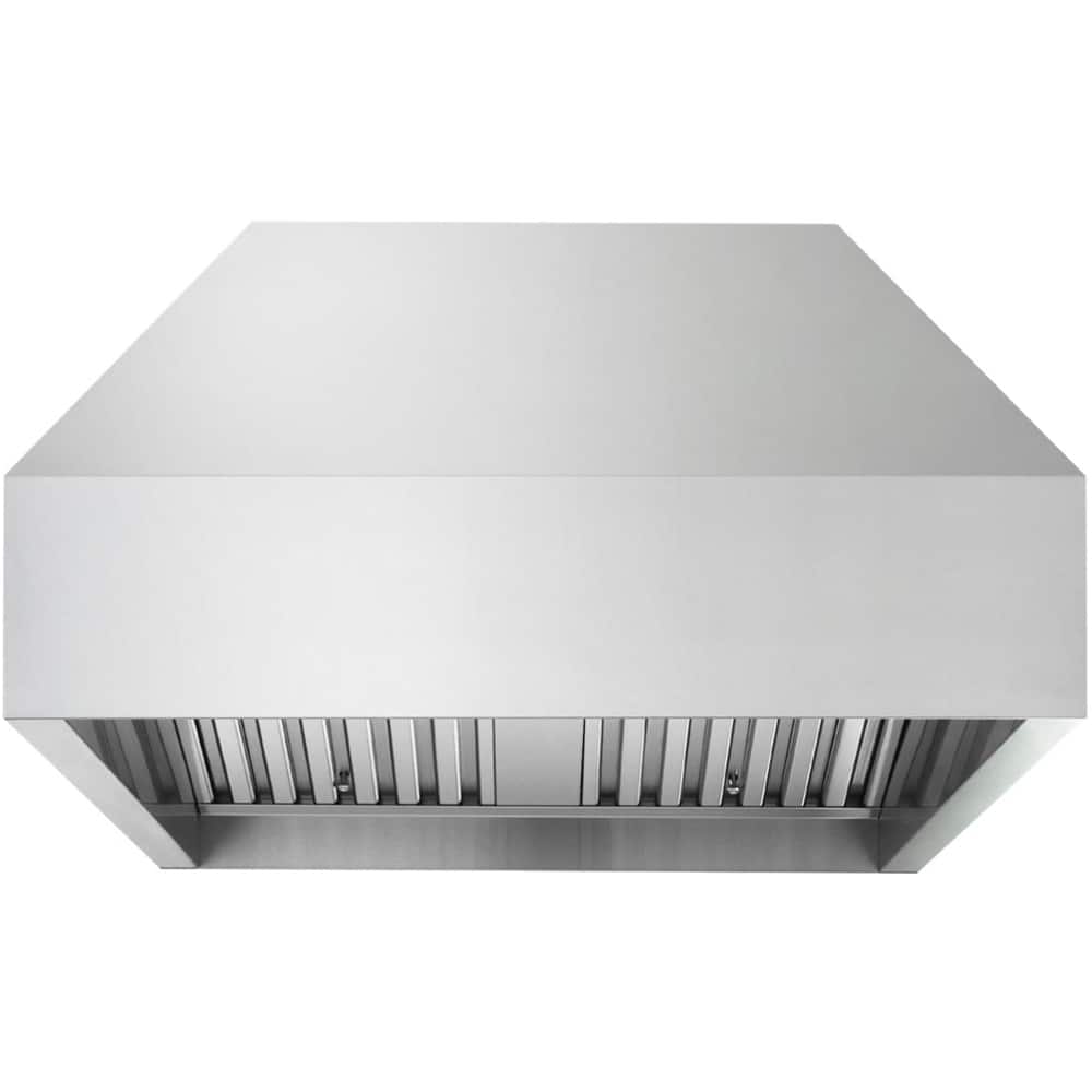 Sedona By Lynx - 42 inches - Externally Vented - Island Range Hood - Stainless Steel - Front_Zoom
