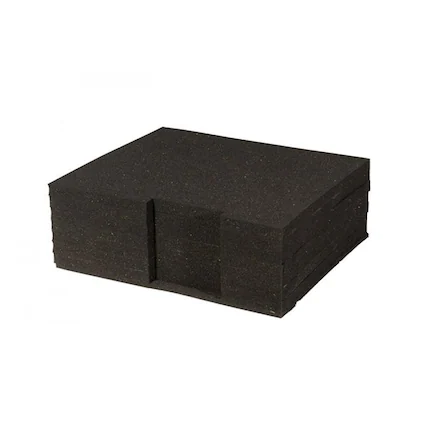 Front. On Stage Stands - On-Stage Drawer Foam (RDF4000) - Black.