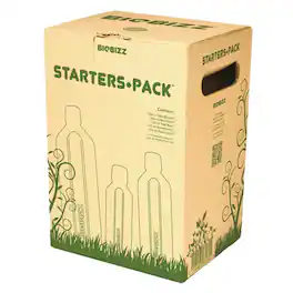 Biobizz - Indoor Gardening Organic Plant Food Fertilizer Hydroponics Starter Pack - Brown