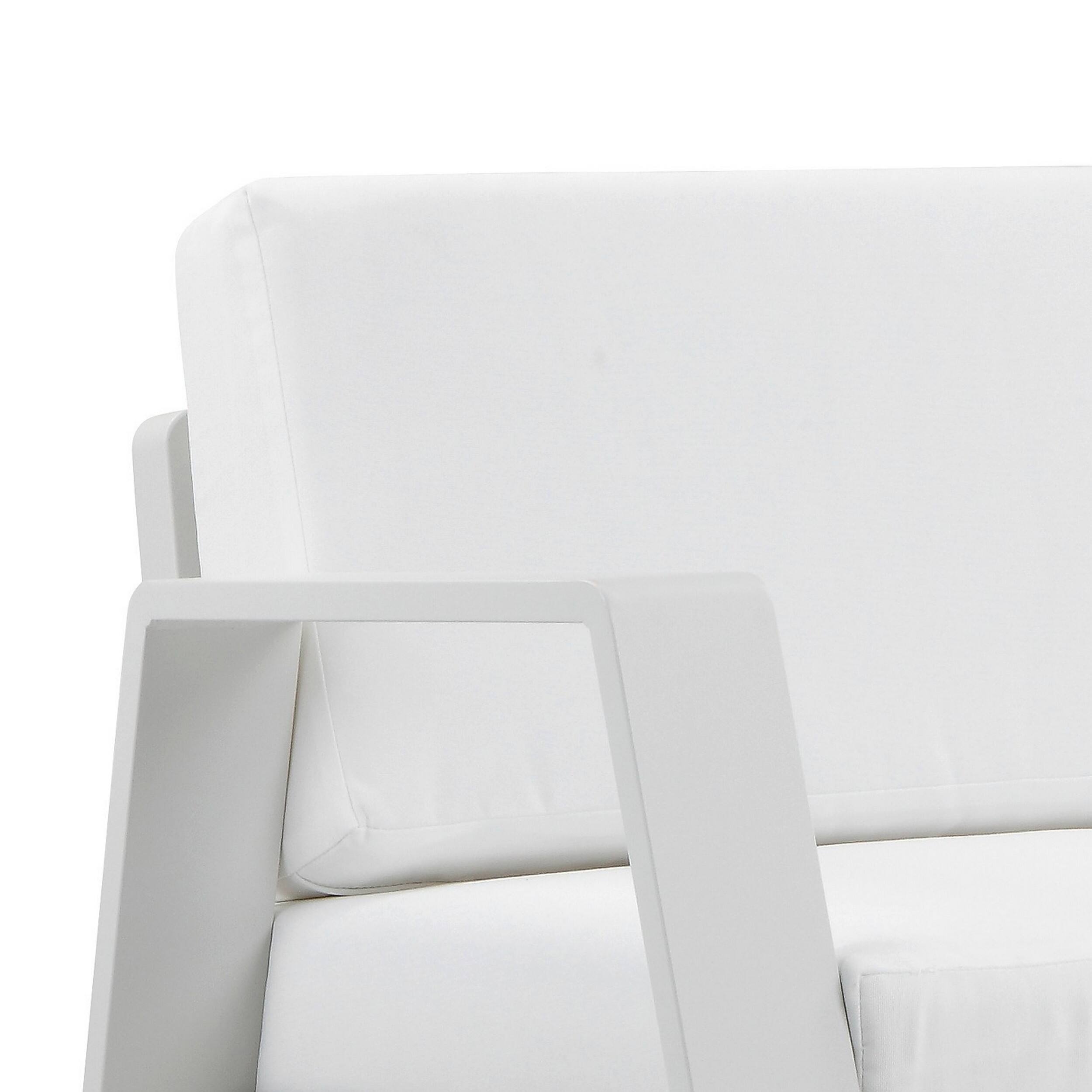 Manhattan Lane Xia 32 Inch Armchair, Aluminum Frame, Fade Resistant ...