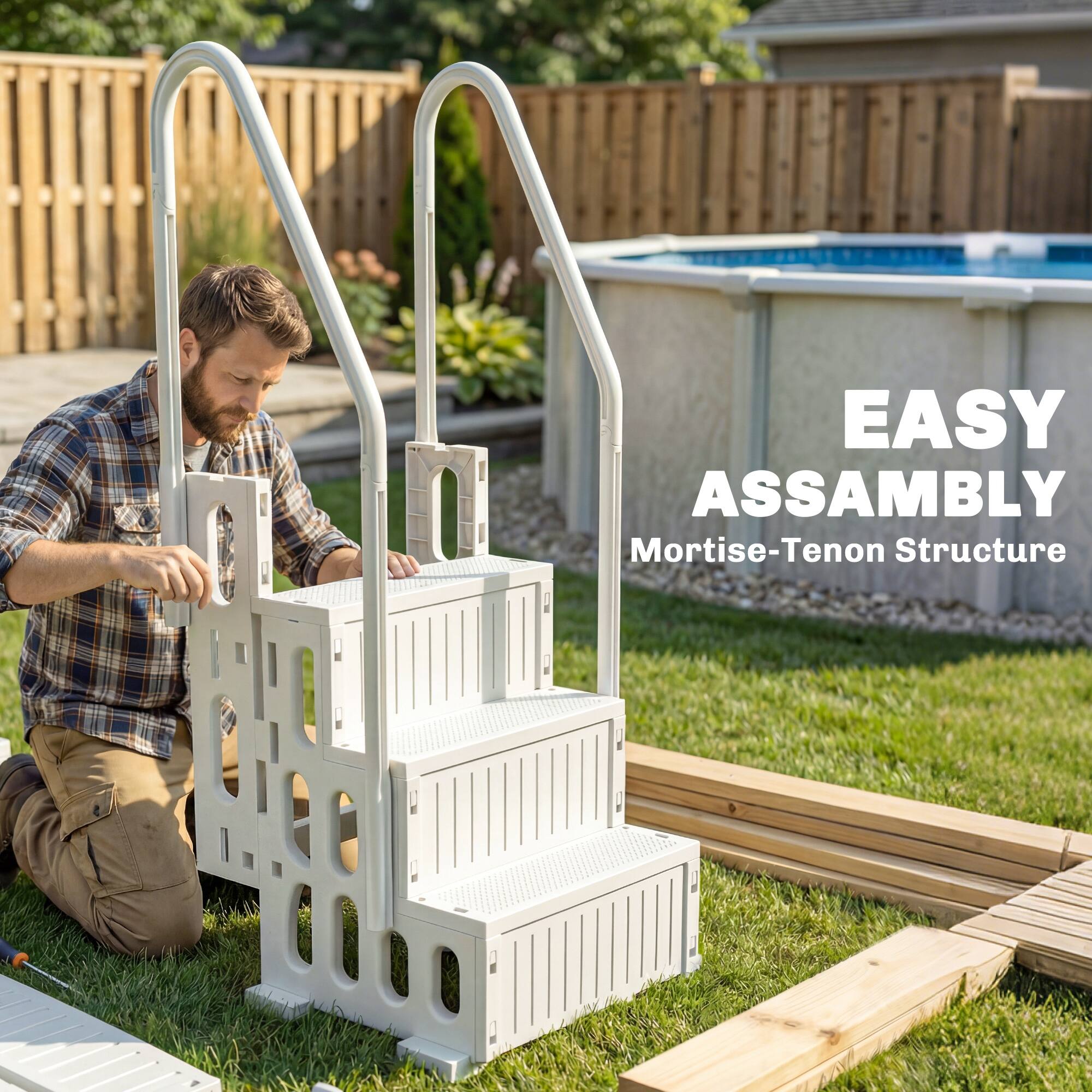EASY ASSEMBLY  
Mortise-Tenon Structure