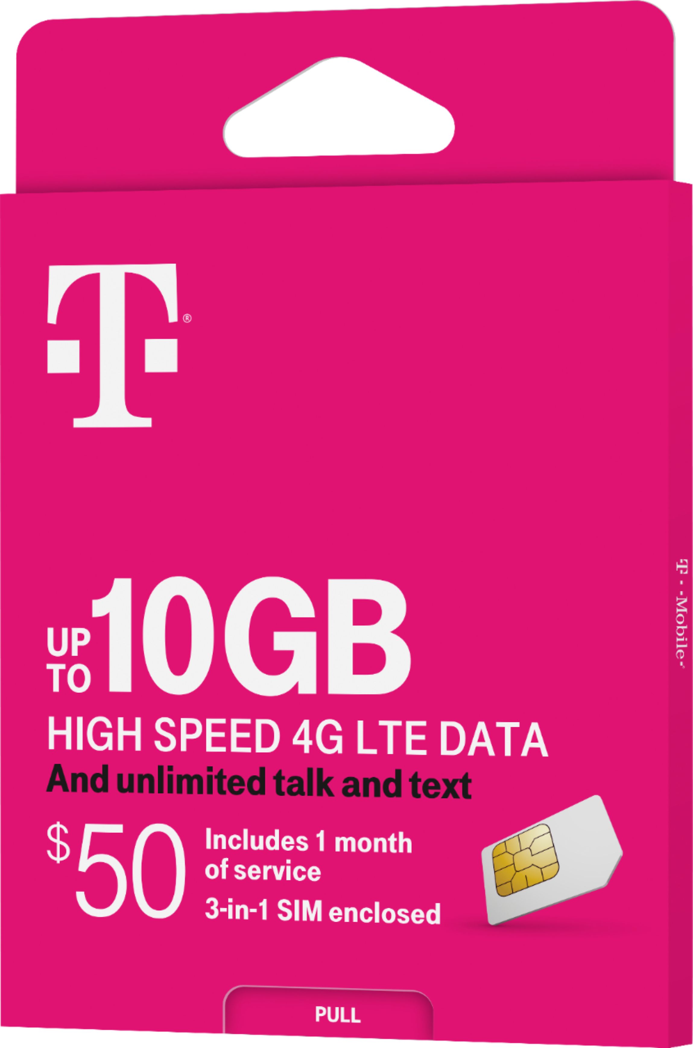T-Mobile $50 SIM Kit 610214656476 - Best Buy