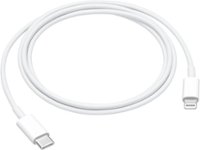 Front Zoom. 3.3' USB-C to Lightning Cable for Apple iPad 10.2" (7th Generation 2019) and USB-C or Thunderbolt 3 (USB-C) enabled Mac - White.