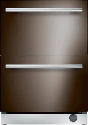 Front. Thermador - 5.0 Cu. Ft. Built-In Mini Fridge - Custom Panel Ready.
