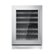 Front. Thermador - 41-Bottle Built-In Dual Zone Wine Cooler - Stainless steel.