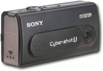 Angle Standard. Sony - Cyber-shot 2.0MP Digital Camera - Black.