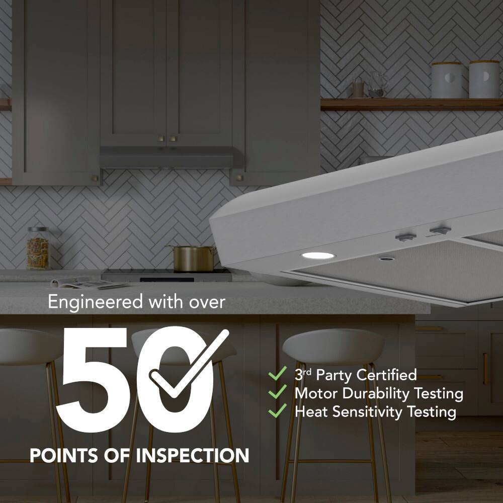 Engineered with over 50 3rd Party Certified Motor Durability Testing Heat Sensitivity Testing 50 Points of Inspection