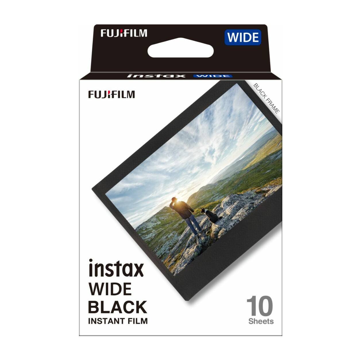 FUJIFILM instax WIDE BLACK FRAME FUJIFILM instax WIDE BLACK INSTANT FILM 10 Sheets
