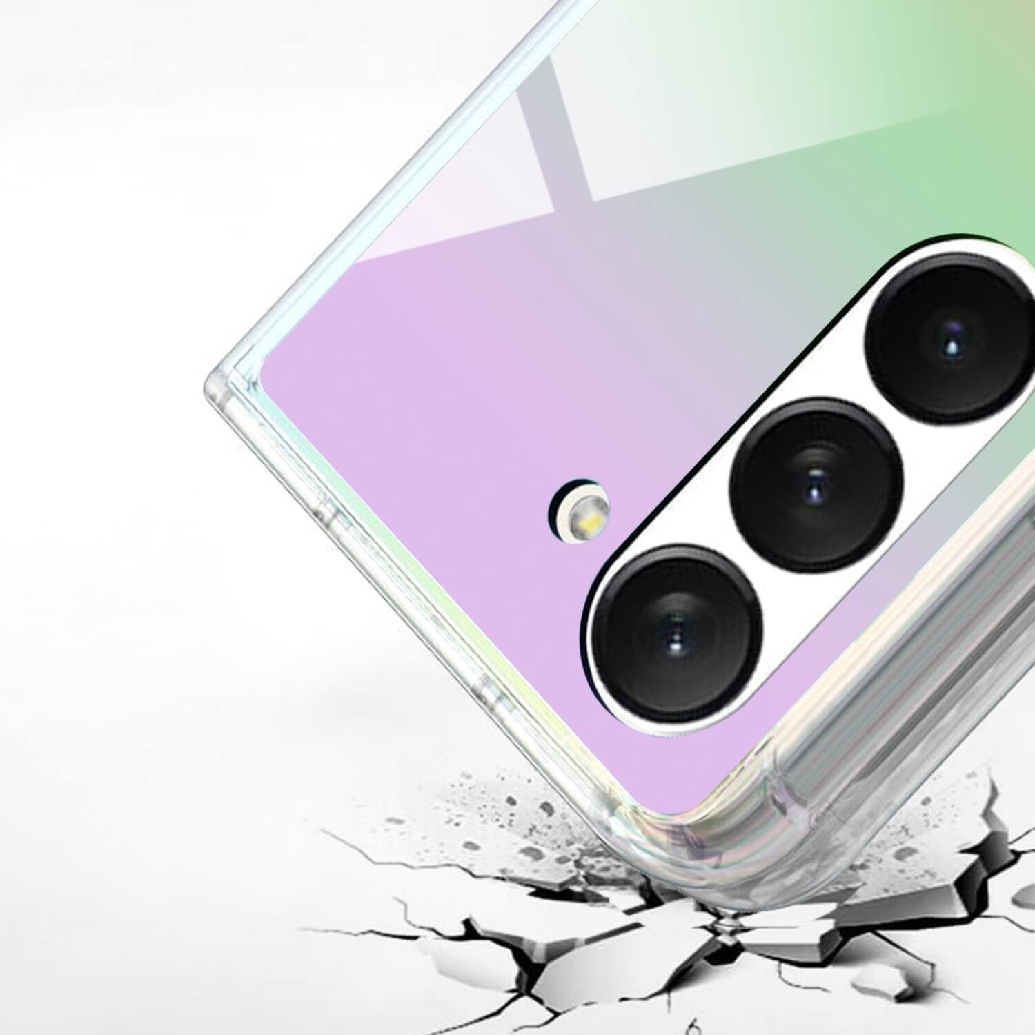 Alt View 15. SaharaCase - Inspire Series Hard-Shell Case for Samsung Galaxy Z Fold6 - Gradient Sun.