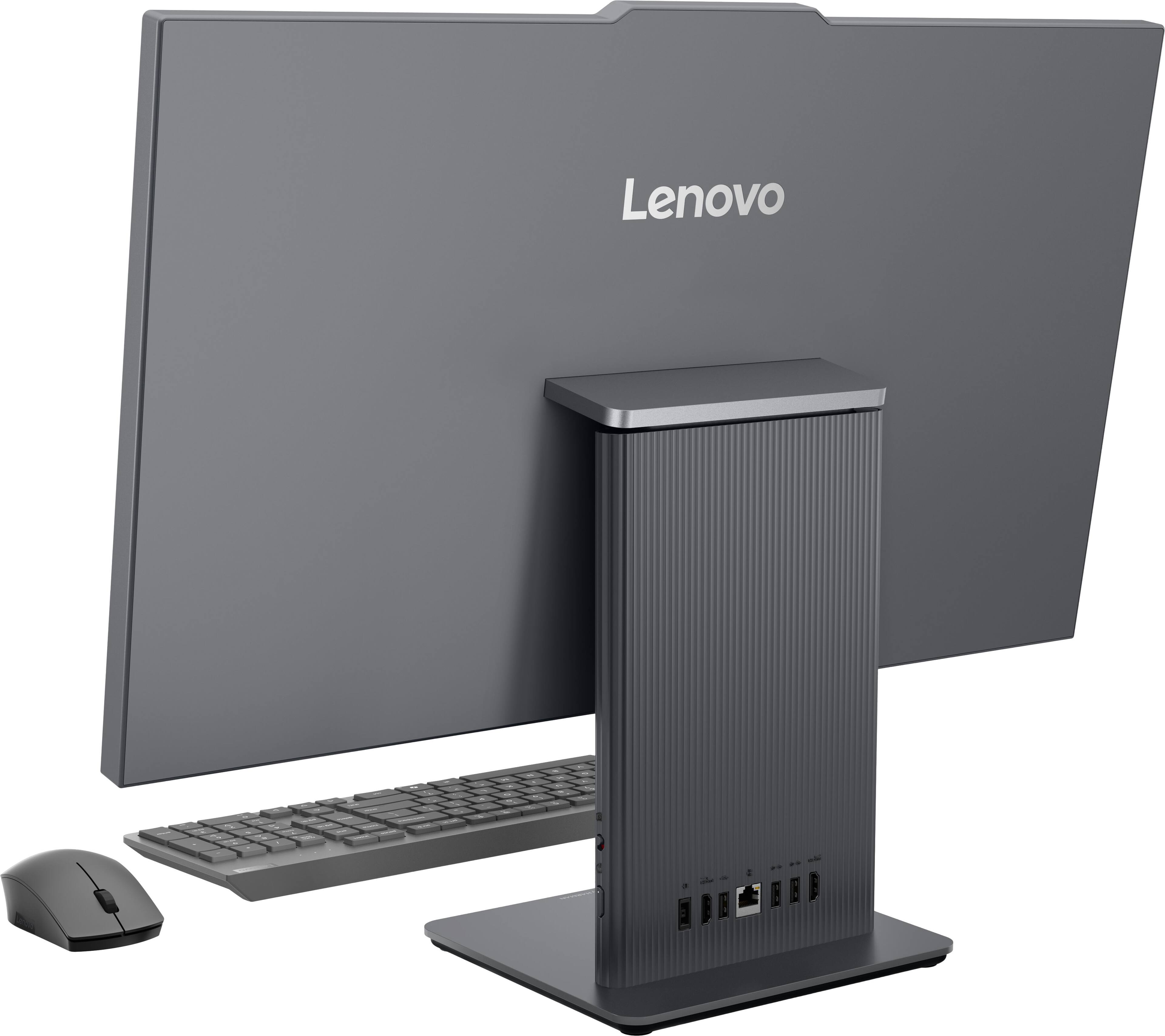 Alt View 13. Lenovo - IdeaCentre AIO 27" 2K IPS LCD Touch-Screen All-In-One - Core Ultra 7 Processor 355 2026 - 16GB Memory - 1TB Storage - Luna Grey.