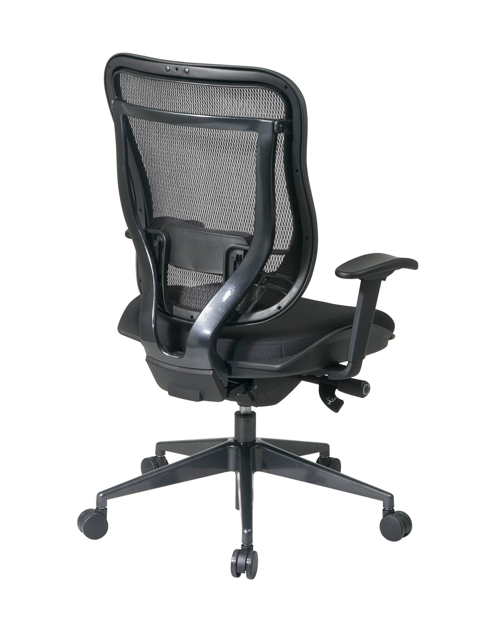 Back. Office Star Products - Executive High Back Chair - Black.