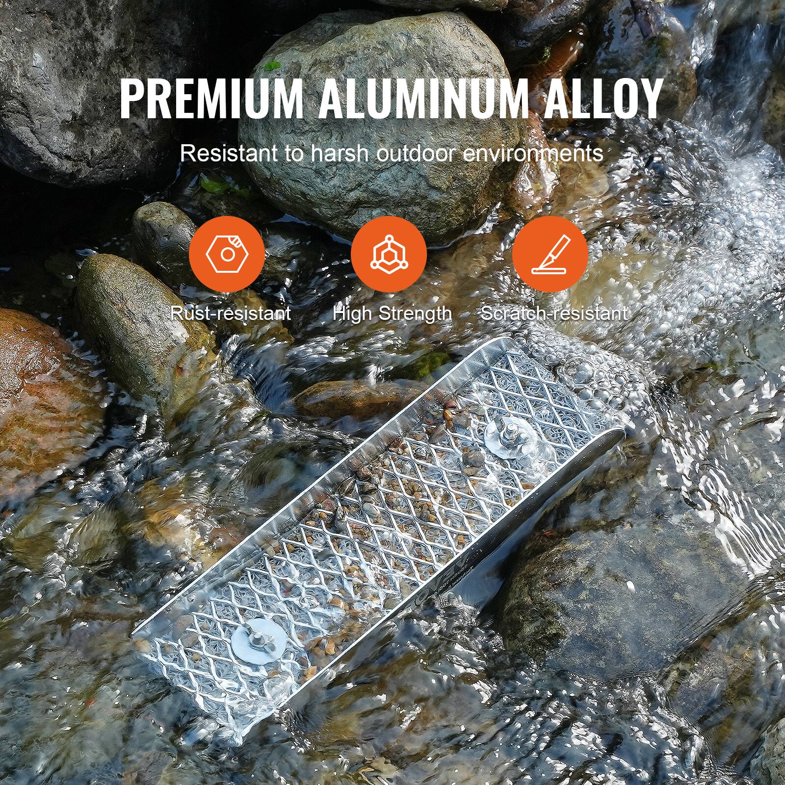 PREMIUM ALUMINUM ALLOY  
Resistant to harsh outdoor environments  
Rust-resistant  
High Strength  
Scratch-resistant