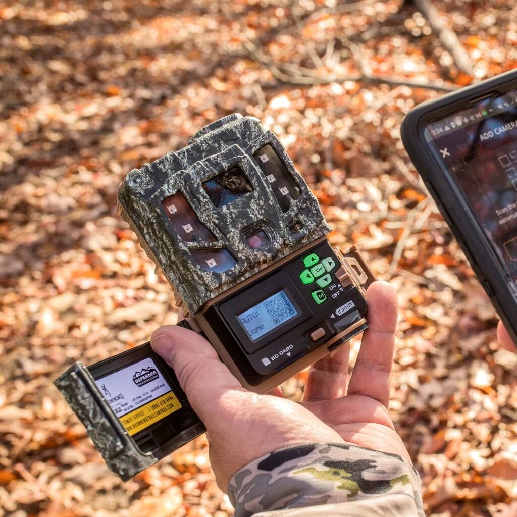 324A7W$8MH 824 ADD CAMERA X  
Scary the  
DEFENDER EF  
WING T (888) 618-4496  
L 1 TOWER WW.BROWNINGTRAILCAMERAS.COM SERVICE  
AUTO: Done SD CARD 1  
A OK ON A M OFF EJECT