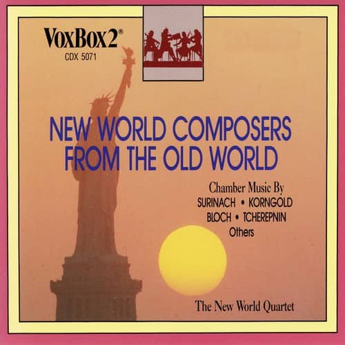 New World Ensemble - New World Composers from the Old World  - COMPACT DISCS