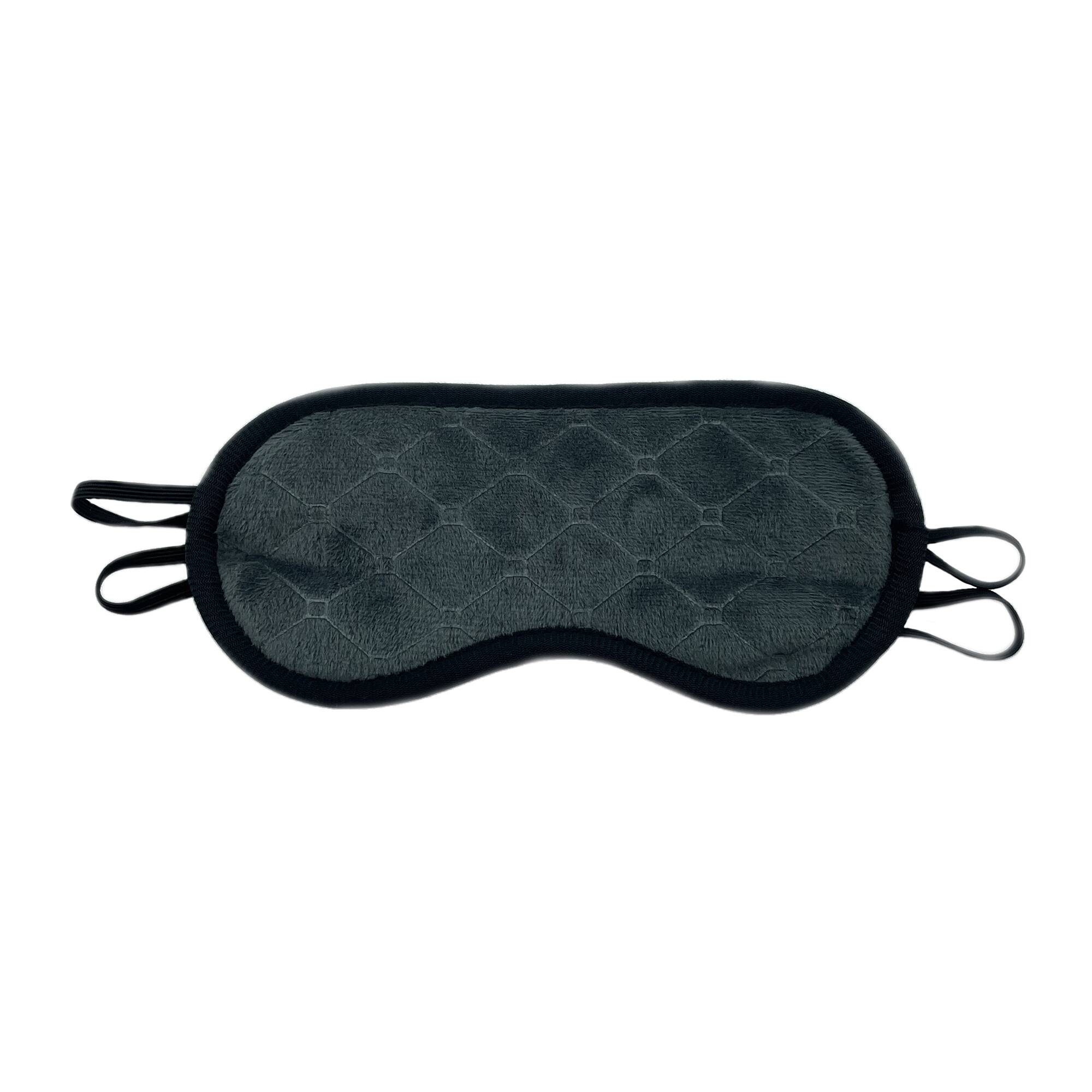 Alt View 2. Pursonic - Memory Foam Travel Pillow with Sleep Mask - Grey.